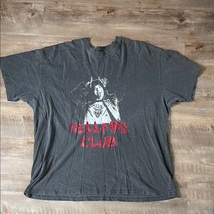 Adelaide’s Fort 2XL Hellfire Club Eddie Munson 100% Cotton Tee Shirt